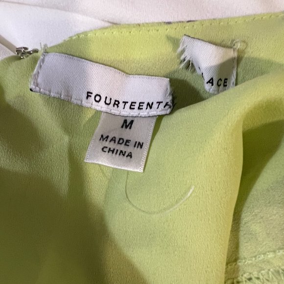 NWOT FOURTEENTH PLACE Ella Long Sleeve Chiffon Tiered Maxi Dress in Yellow Bouqu - Picture 8 of 11